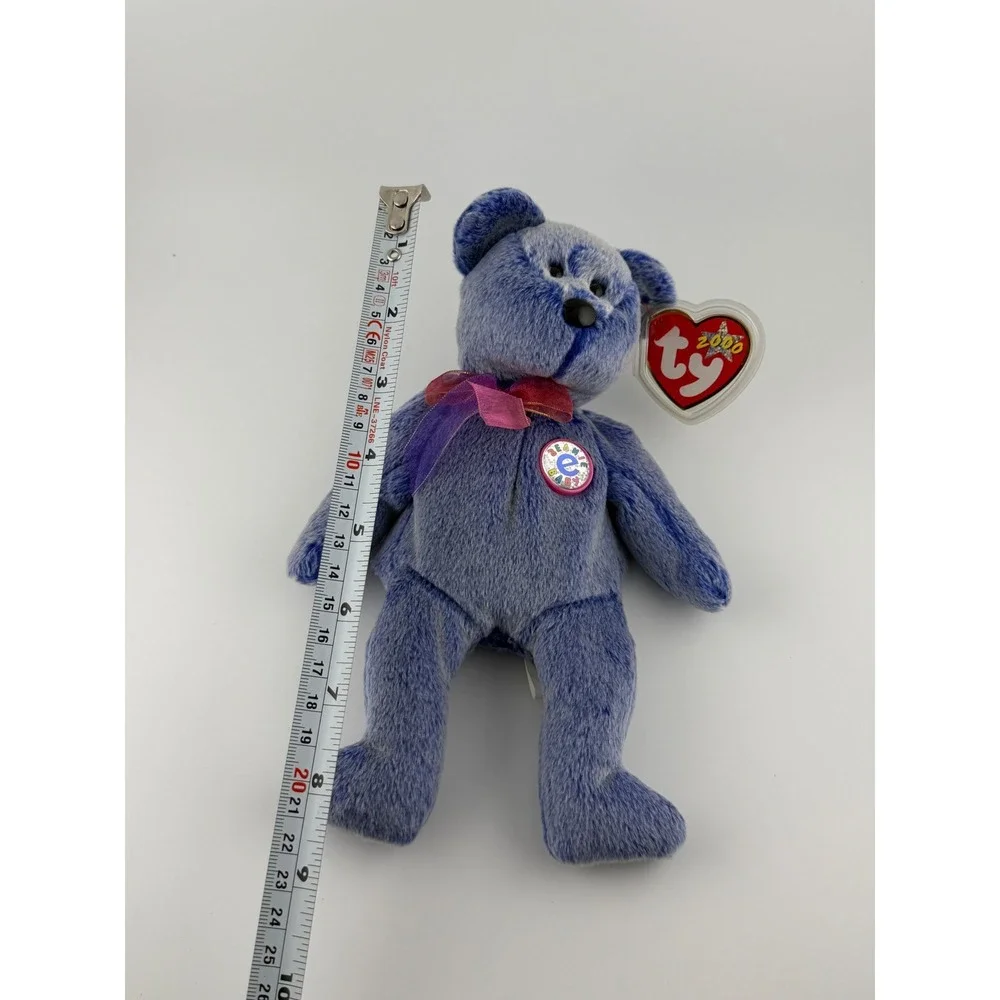 Ty Periwinkle Beanie Baby‎ Bear OS Blue Vintage Y2K Retro 2000 Plush Decor